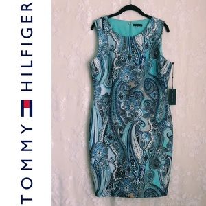 Tommy Hilfiger Paisley Fitted Dress